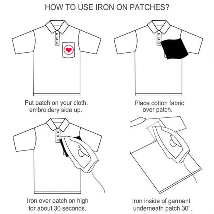 Rule the World Iron On Patch - The Squeaky Store