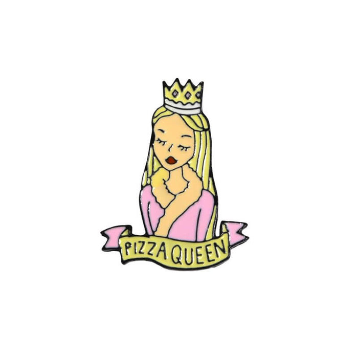 Pizza Queen Enamel Pin - The Squeaky Store