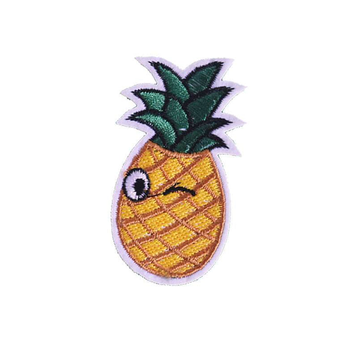 Funny Cute Pineapple Iron On Patch - The Squeaky Store