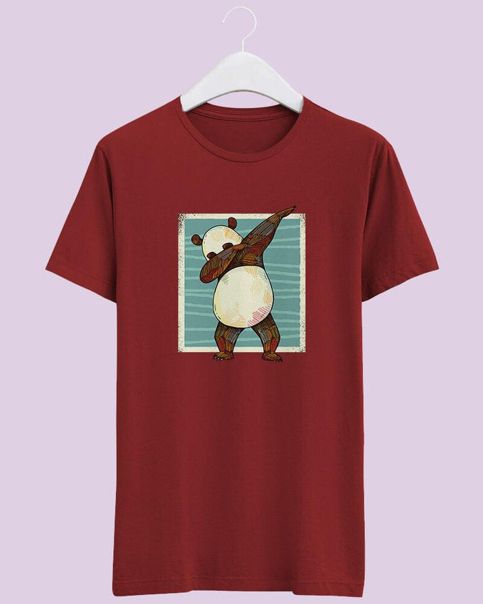 Cute Panda Dab Unique Trendy Unisex Tshirt - The Squeaky Store