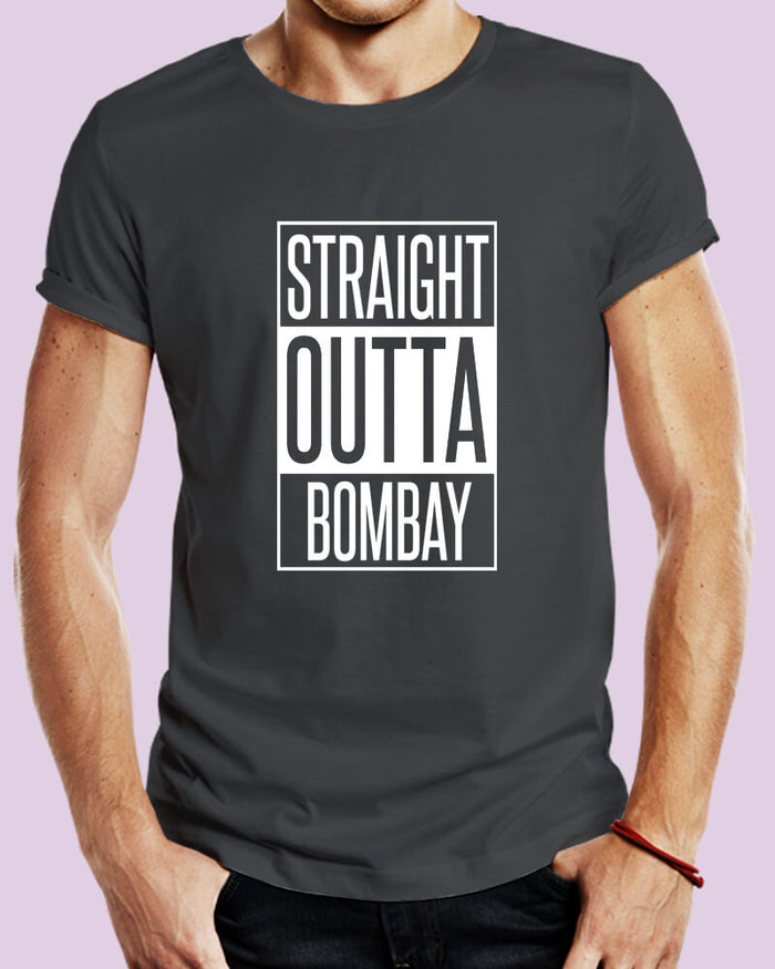 Straight Outta Bombay Funny Desi Quote Unisex Tshirt - The Squeaky Store