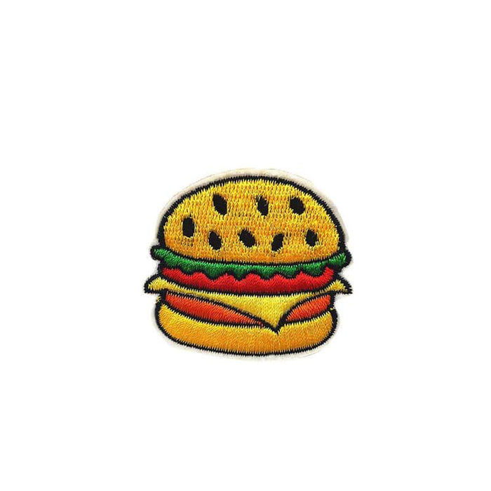 Yummy Burger Iron On Patch - The Squeaky Store