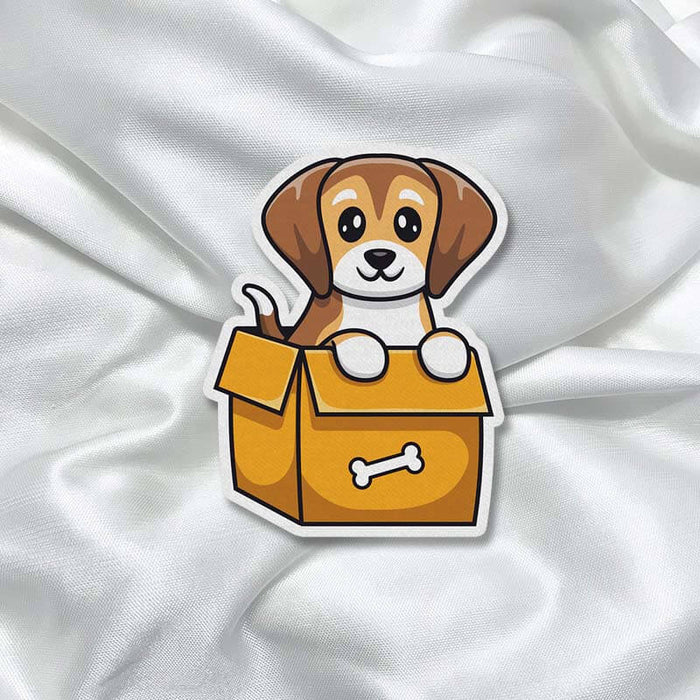 Cute Puppy Dog Adopt Don't Shop Fashion Printed Iron On Patch for T-shirts, Bags, Jeans - The Squeaky Store