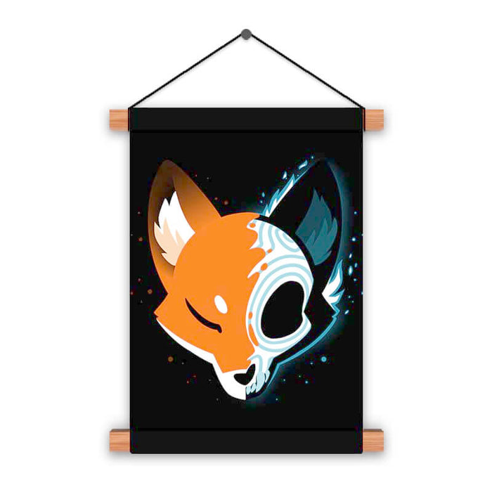 Cool Magical Fox Animal Lover Poster Printed Wall Hanging - The Squeaky Store