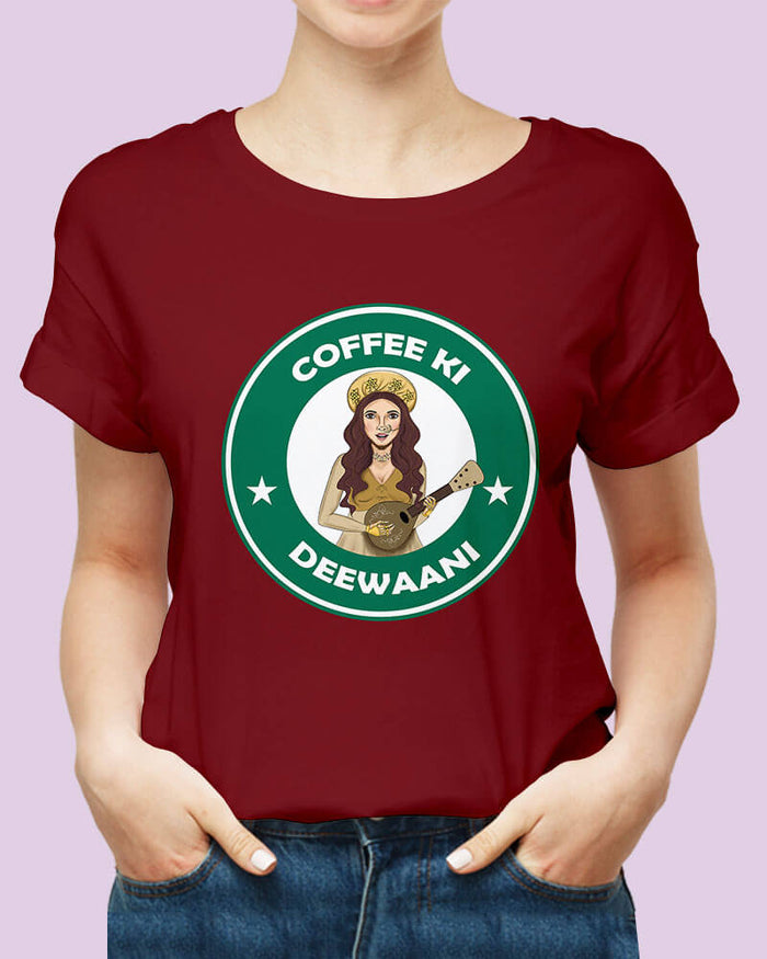 Coffee Ki Deewani Unisex Tshirt - The Squeaky Store