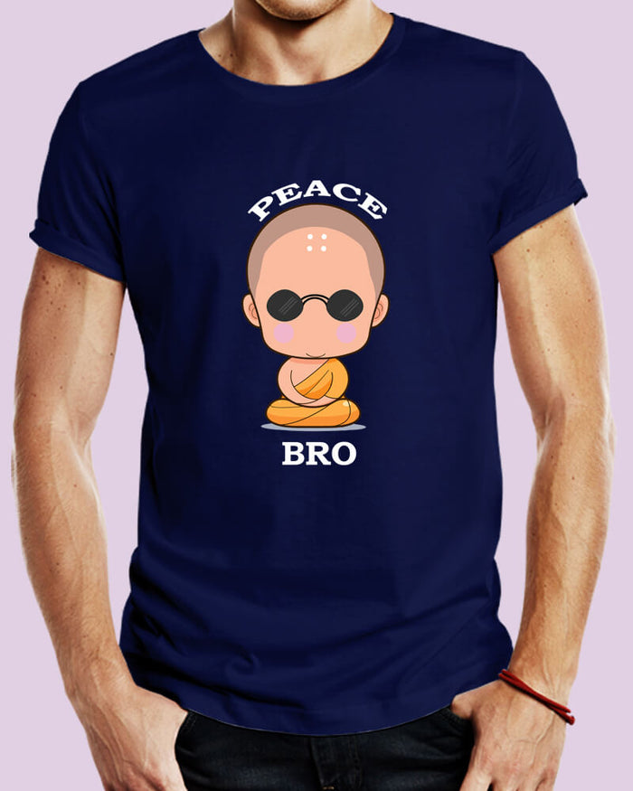 Peace Bro Desi Funny Quote Unisex Tshirt - The Squeaky Store