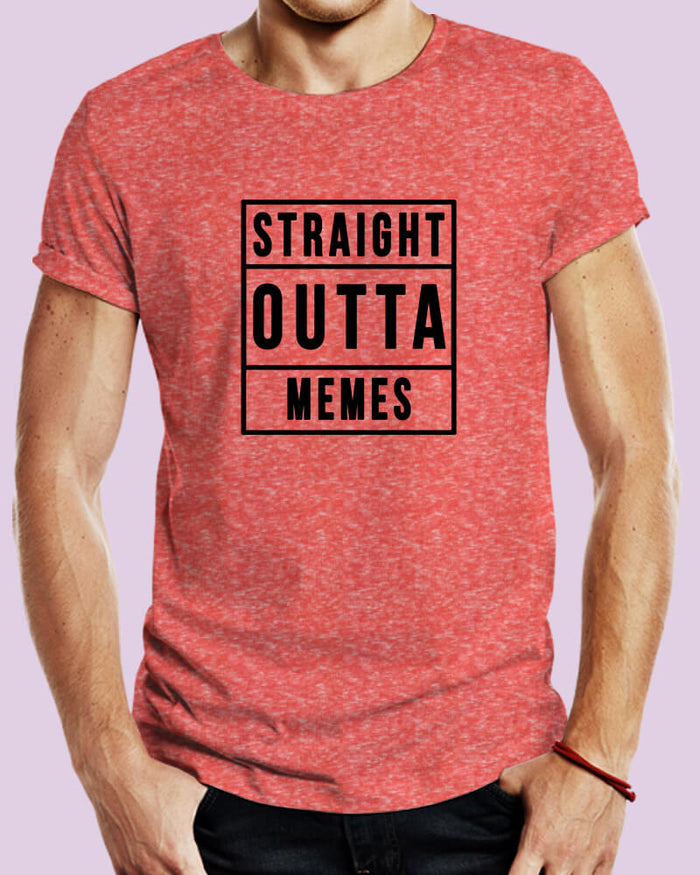 Straight Outta Memes Funny Quote Unisex Tshirt - The Squeaky Store