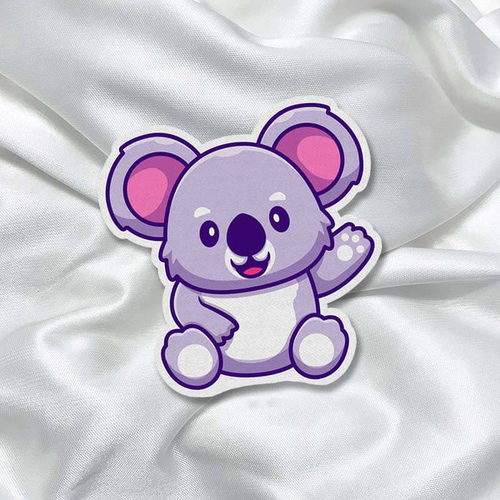 Cute Baby Koala Bear Animal Fashion Printed Iron On Patch for T-shirts, Bags, Jeans - The Squeaky Store