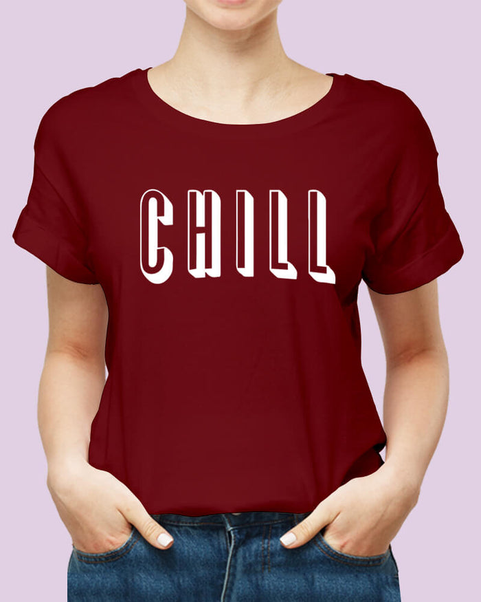 Chill Quote Unisex Tshirt - The Squeaky Store