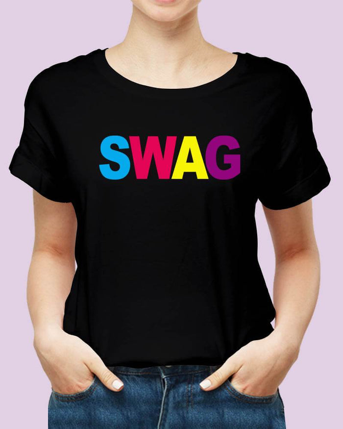 SWAG Colorful Quote Unisex Tshirt - The Squeaky Store