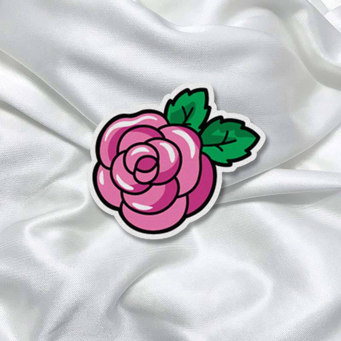 Pretty Flower Floral Doodle Girly Fashion Printed Iron On Patch for T-shirts, Bags, Jeans - The Squeaky Store