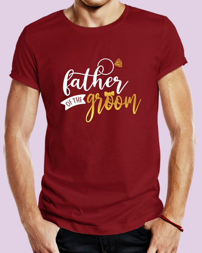 Father Of The Groom Wedding Photoshoot Shaadi Quote Unisex Tshirt - The Squeaky Store