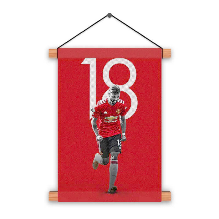 Bruno Fernandes 2 Manchester United GGMU MUFC Poster Printed Wall Hanging - The Squeaky Store