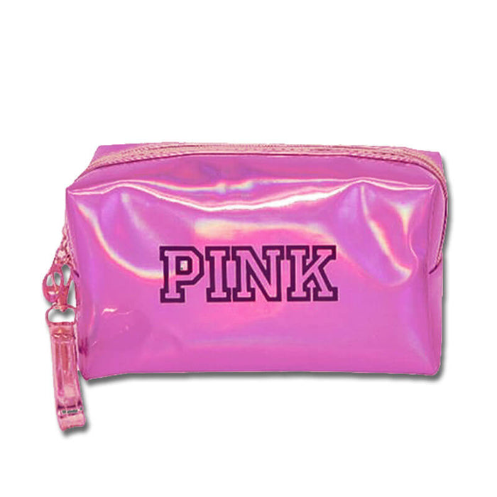 Hot Pink Holographic Multipurpose Pouch-thesqueakystore.myshopify.com