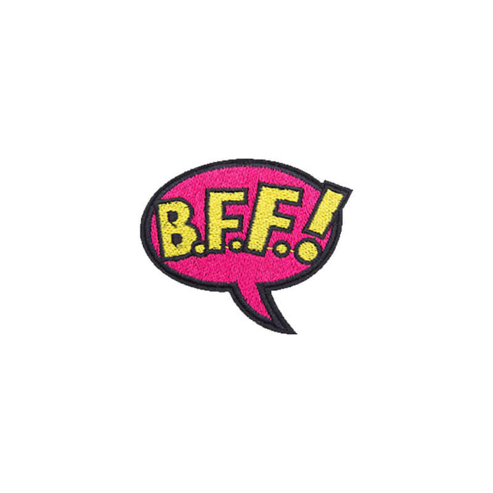 BFF Quote Iron On Patch - The Squeaky Store
