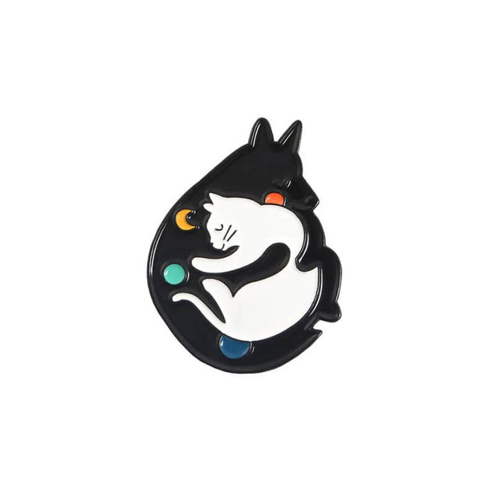 Forever Friends Cat & Dog Enamel Pin - The Squeaky Store