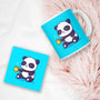 Cute Panda Having Chai Animal Lover Printed Designer Mug & Coaster-thesqueakystore.myshopify.com