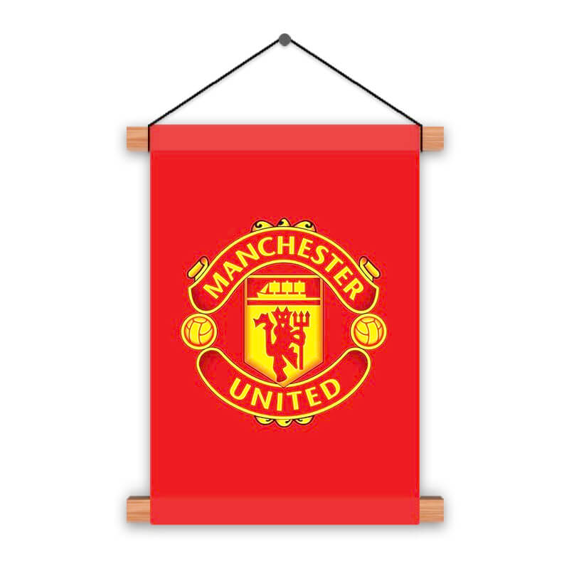 Manchester United GGMU MUFC Poster Printed Wall Hanging - The Squeaky Store