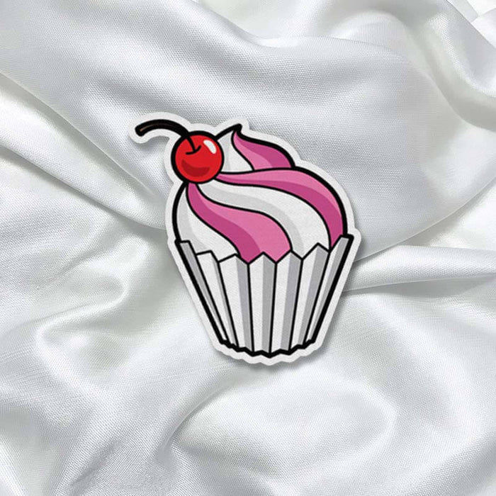 Mini Cupcake Baking Food Doodle Girly Fashion Printed Iron On Patch for T-shirts, Bags, Jeans-thesqueakystore.myshopify.com