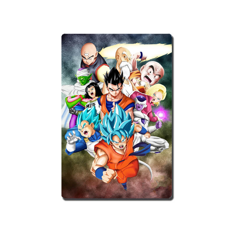 Dragon Ball Z DBZ Anime Manga Cartoon Goku Vegeta Gohan Master Roshi Piccolo Krillin Home Decor Designer Printed Fridge Magnet 11-thesqueakystore.myshopify.com