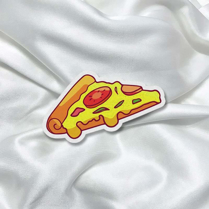 Delicious Pepperoni Pizza Foodie Fashion Printed Iron On Patch for T-shirts, Bags, Jeans