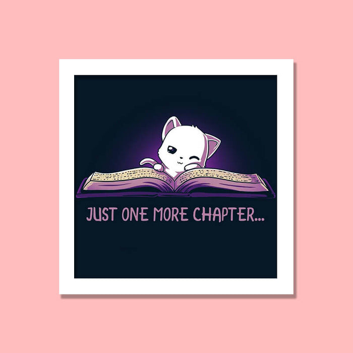 Cute Funny Cat Kitten Reading Book Animal Lover Quote Wall Art Frame - The Squeaky Store