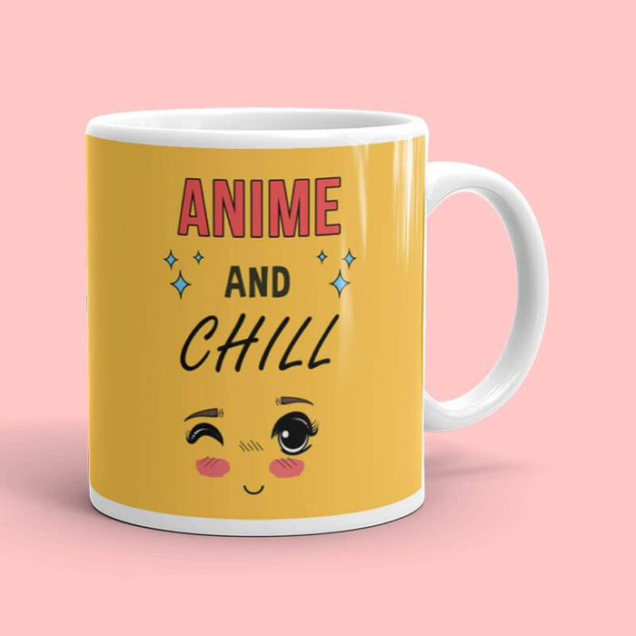Anime & Chill Quote Mug-thesqueakystore.myshopify.com