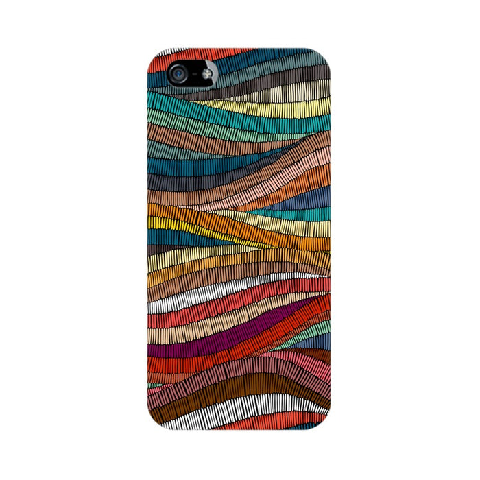 Colorful Abstract Wavy Pattern Iphone 5 Cover - The Squeaky Store