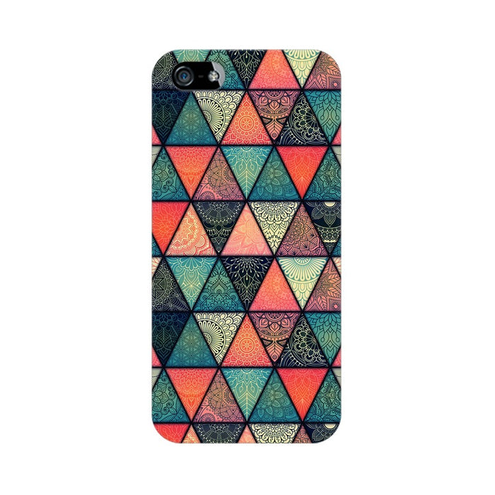 Triangular Colourful Pattern Iphone 5 SE Cover - The Squeaky Store
