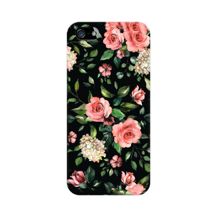 Beautiful Rose Pattern Iphone 5 Cover - The Squeaky Store