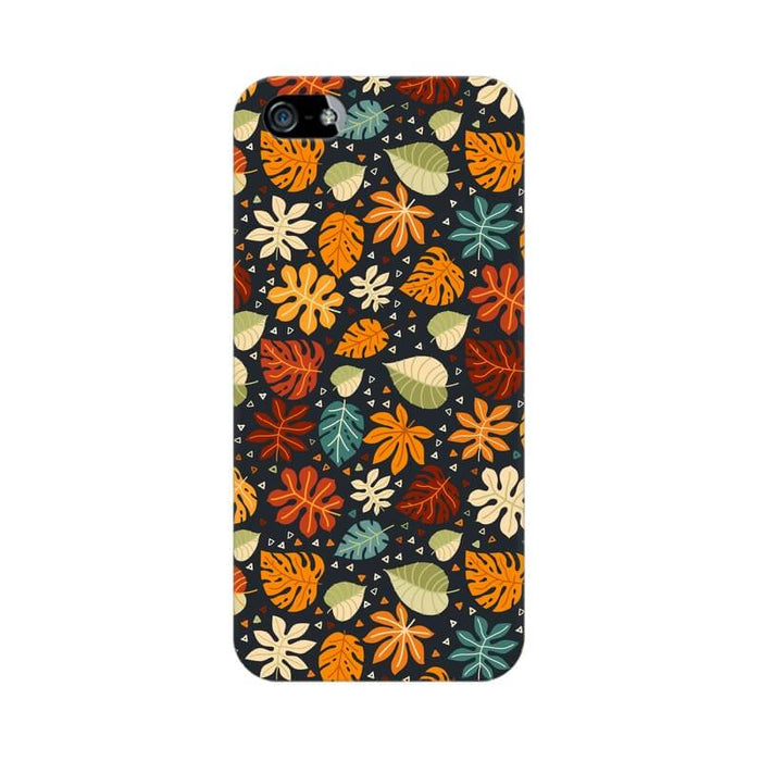 Colorful Leaves Pattern Abstract Iphone 5 Cover - The Squeaky Store