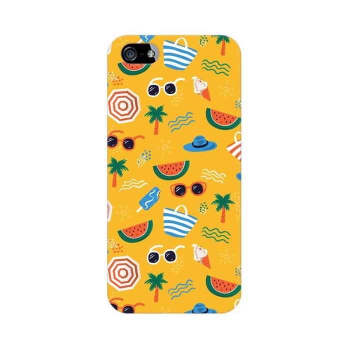 Beach Lover Abstract Pattern Iphone 5 Cover - The Squeaky Store