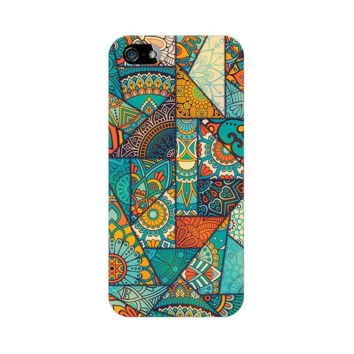 Geometric Abstract Pattern Iphone 5 SE Cover - The Squeaky Store