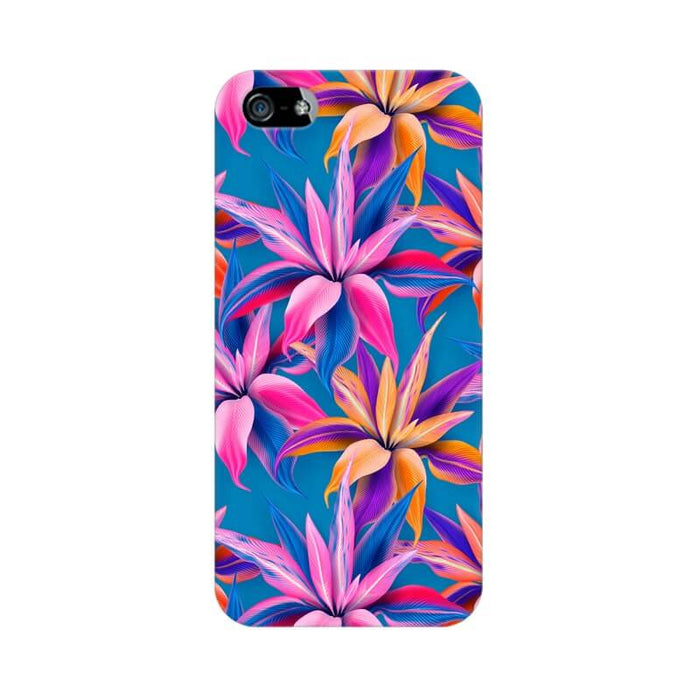 Leafy Abstract Pattern Iphone 5 SE Cover - The Squeaky Store