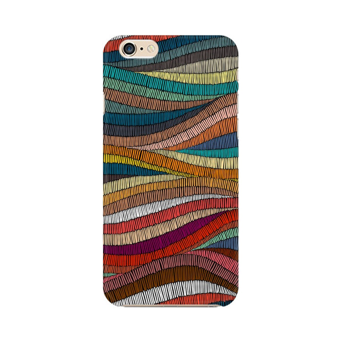 Colorful Abstract Wavy Pattern Iphone 6 Cover - The Squeaky Store