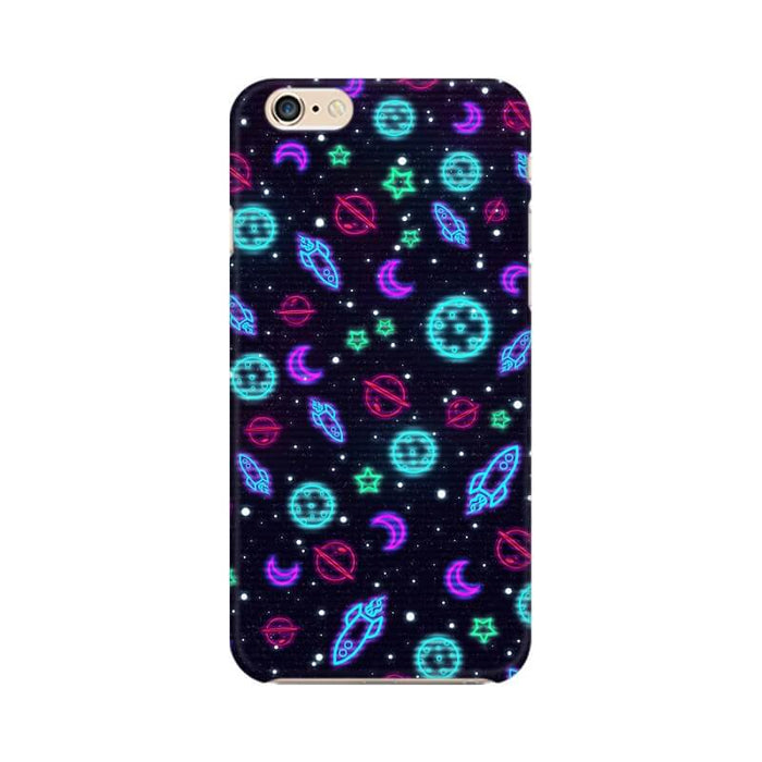 Retro Planets Pattern Trendy Unique Iphone 6 Cover - The Squeaky Store