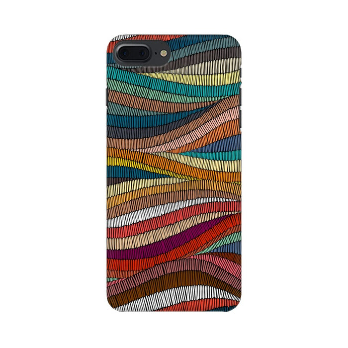 Colorful Abstract Wavy Pattern Iphone 7 PLUS Cover - The Squeaky Store