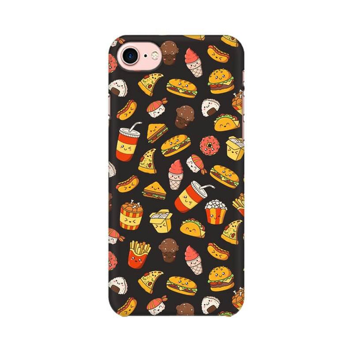 Foodie Abstract Pattern Iphone 8 Cover - The Squeaky Store
