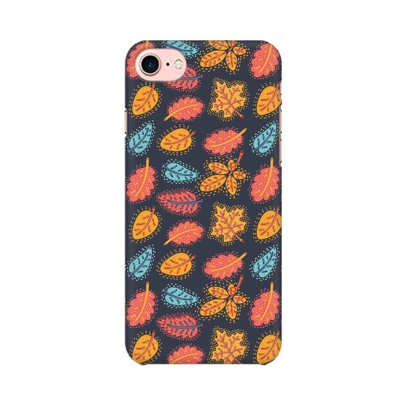Colorful Leaves Abstract Pattern Iphone 8 Cover - The Squeaky Store