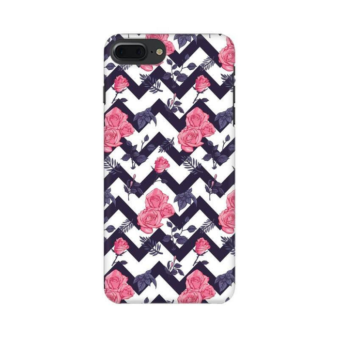 Abstract Zigzag Flower Pattern Iphone 8 Plus Cover - The Squeaky Store