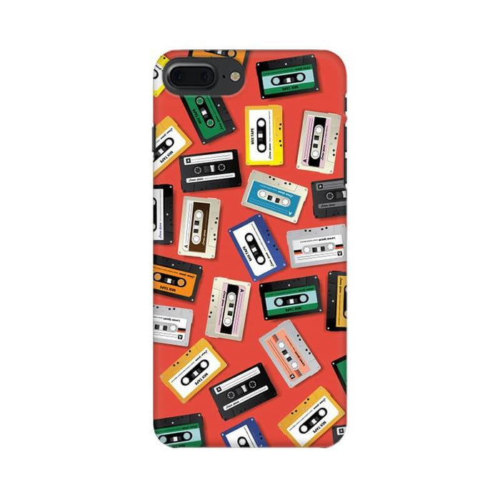 Retro Cassette Pattern Designer Iphone 7 Plus Cover - The Squeaky Store
