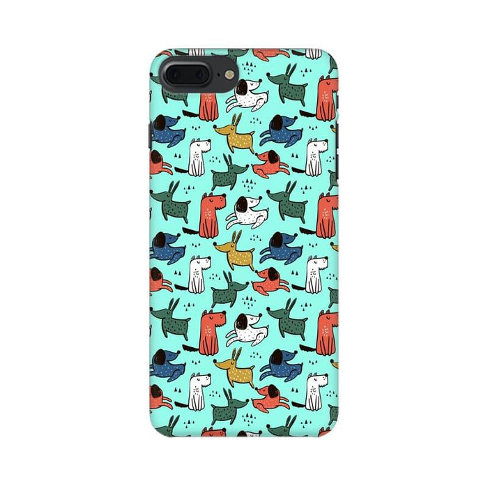Cute dogs Illustration Pattern Designer Iphone 8 Plus Cover - The Squeaky Store