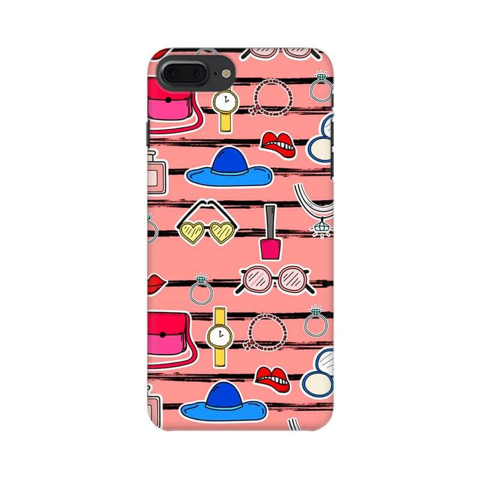 Fashion Girl Pattern Designer Iphone 8 Plus Cover - The Squeaky Store