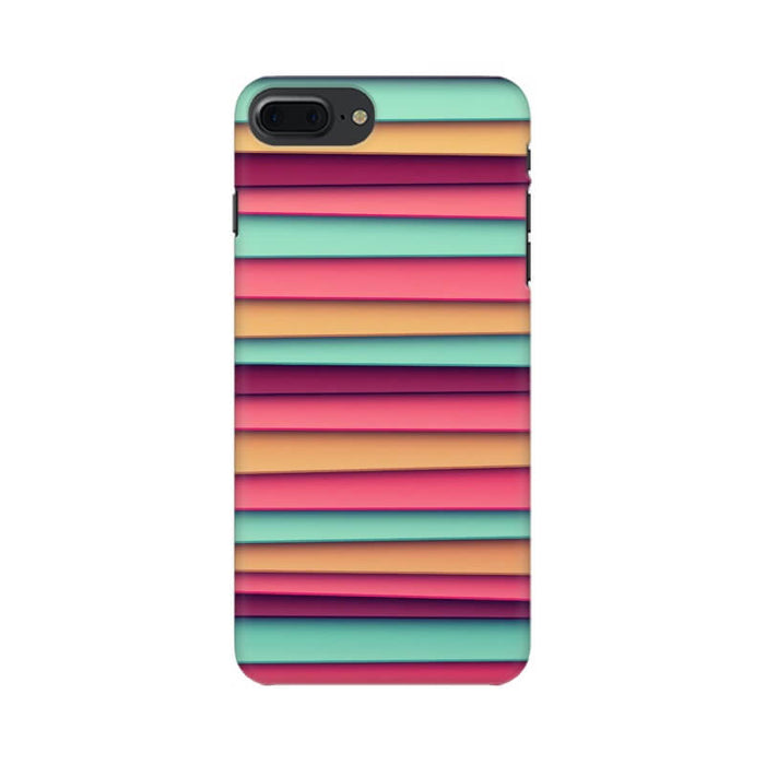 Pastel Color Stripes Trendy Designer Iphone 8 Plus Cover - The Squeaky Store