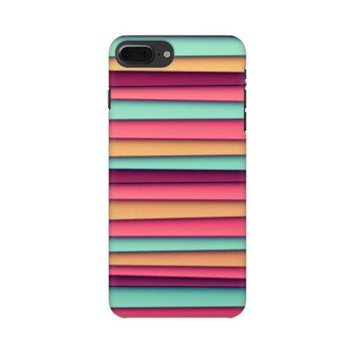Pastel Color Stripes Trendy Designer Iphone 7 Plus Cover - The Squeaky Store