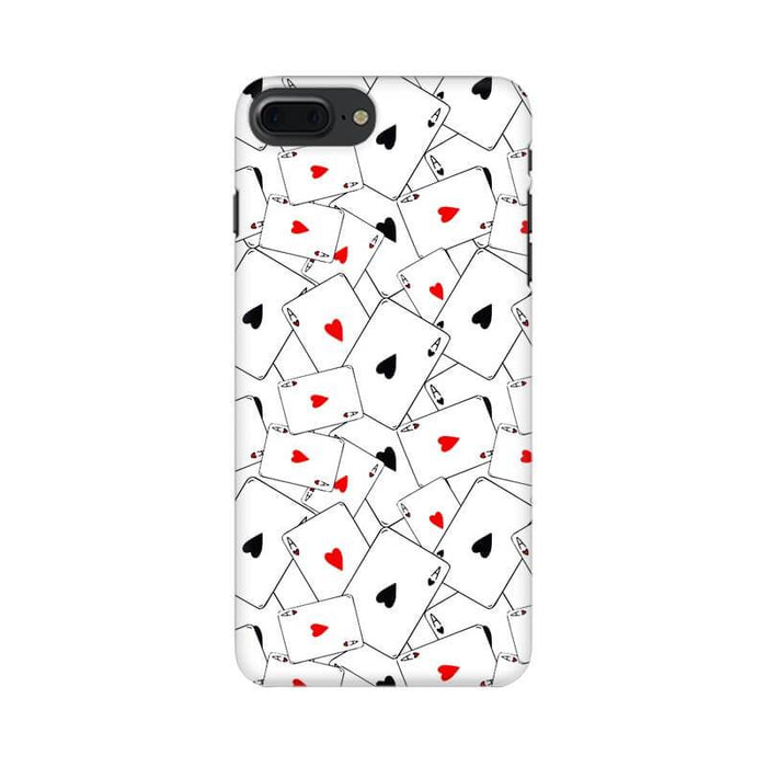 Playing Cards Ace Pattern Trendy Designer Iphone 7 Plus Cover - The Squeaky Store