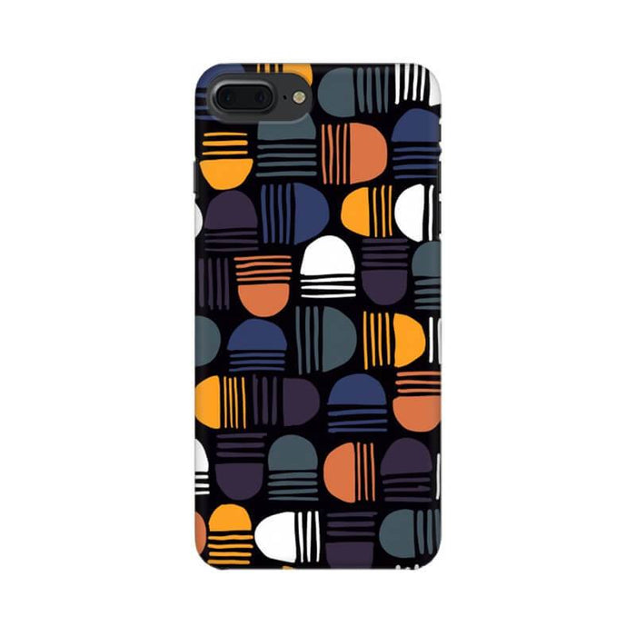 Abstract Geometric Lines Pattern Designer Iphone 8 Plus Cover - The Squeaky Store