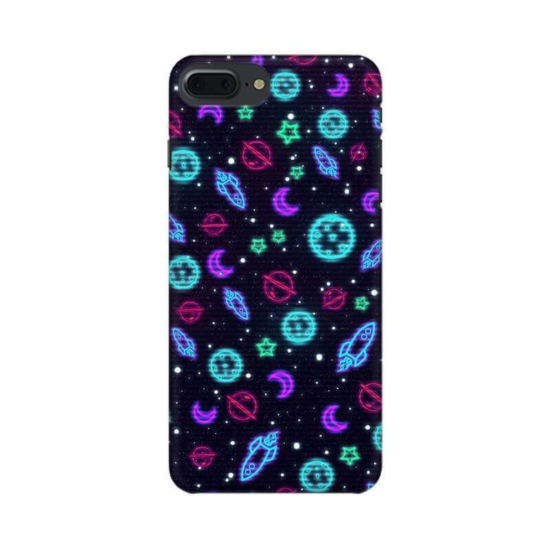 Retro Planets Pattern Trendy Designer Iphone 7 Plus Cover - The Squeaky Store