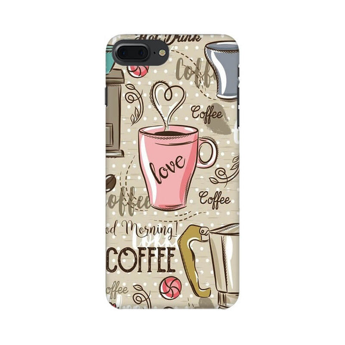 Coffee Lover Illustration Trendy Designer Iphone 8 Plus Cover - The Squeaky Store