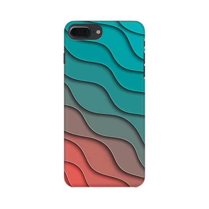 Pastel Color Wavy Pattern Trendy Designer Iphone 7 Plus Cover - The Squeaky Store